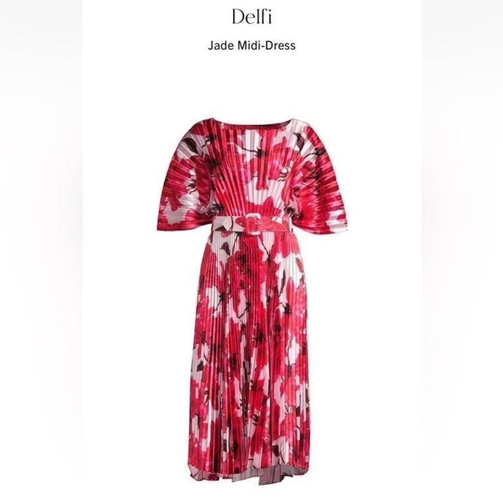 Delfi Collective Jade Midi Dress Size Medium